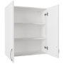 Hanah Home Mueble de Baño Blanco 70x80x27.1 cm con Almacenamiento Funcional y Diseño Moderno